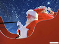 Санта на санях